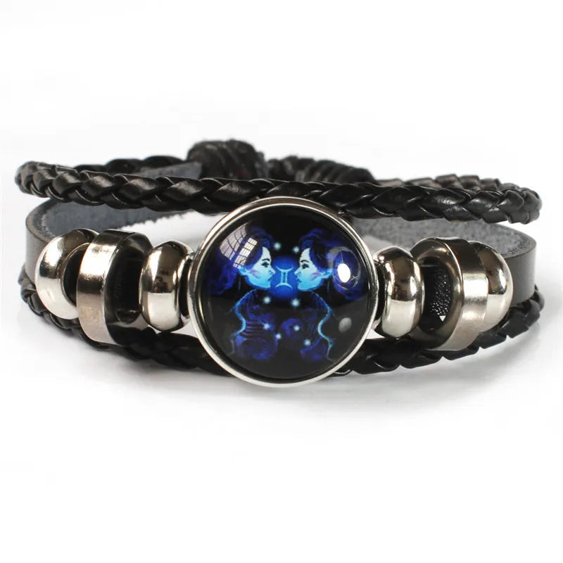 12 Zodiac Signs Constellation Charm Luminous