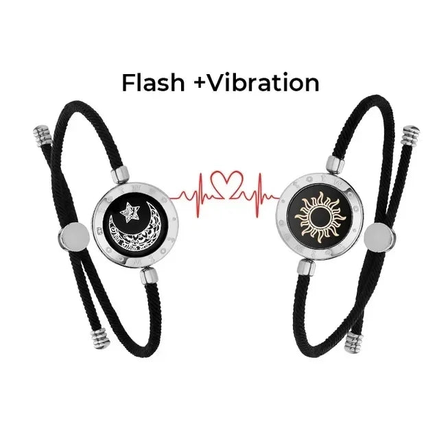 Sun & Moon Smart Love Bracelets – For Long Distance Couples