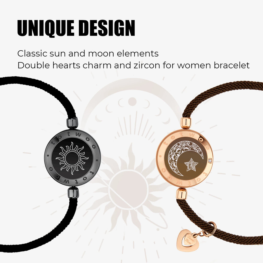 Sun & Moon Smart Love Bracelets – For Long Distance Couples