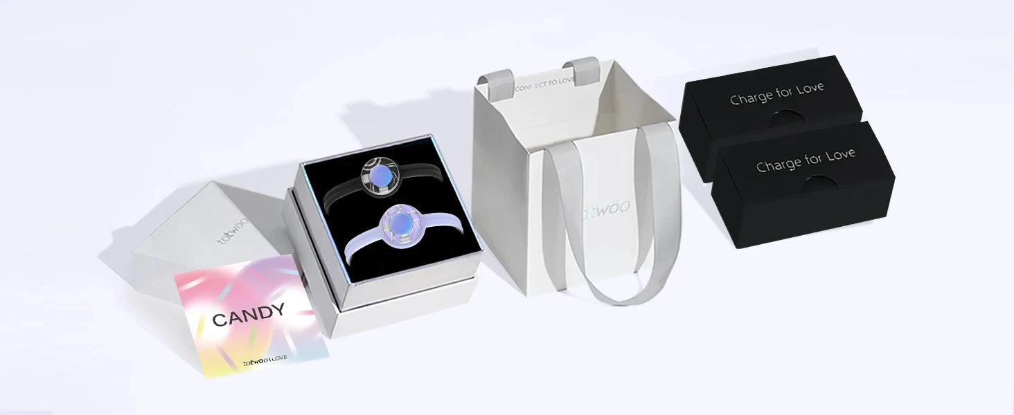 TOTWOO Smart Love Bracelets – Long Distance Touch & Vibration