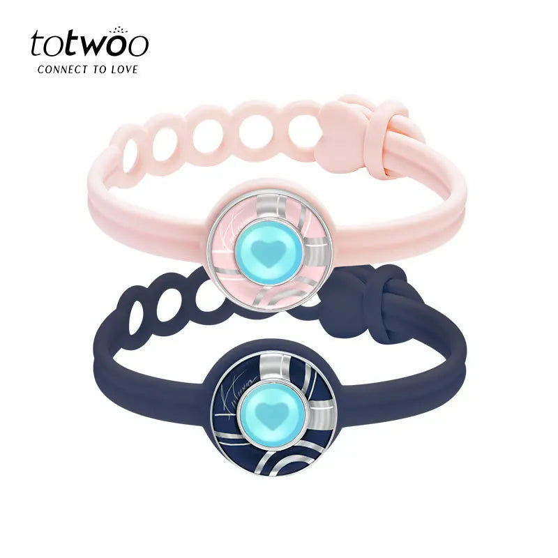 TOTWOO Smart Love Bracelets – Long Distance Touch & Vibration