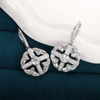 Elegant Flower Dangle Earrings – Women’s Cubic Zirconia Jewelry 2025