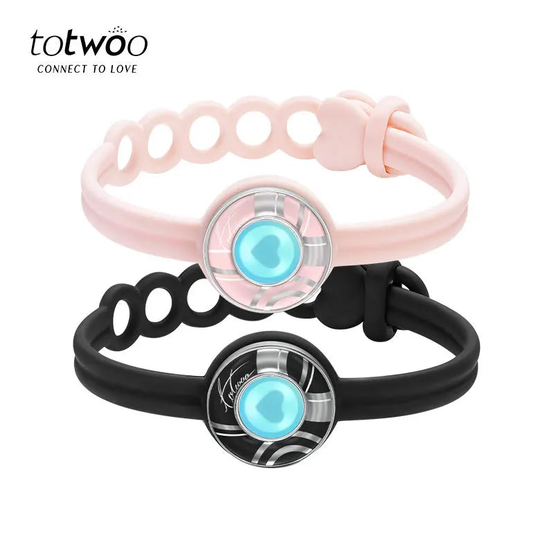 TOTWOO Smart Love Bracelets – Long Distance Touch & Vibration