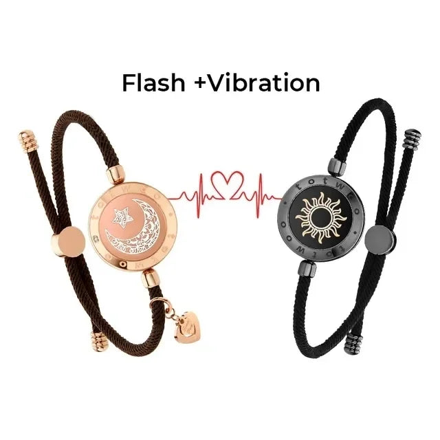 Sun & Moon Smart Love Bracelets – For Long Distance Couples